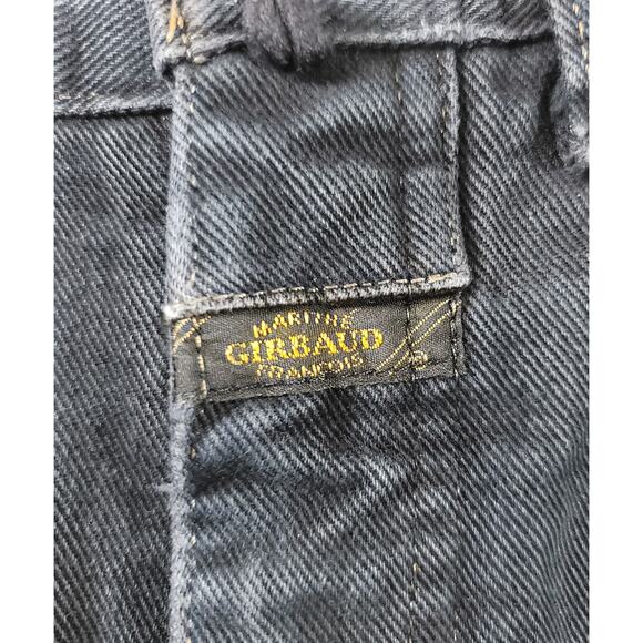 Marithe Francois Girbaud Black Flat Front Denim Jeans 11 Juniors Tapered Legs - Picture 10 of 10